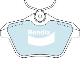 Bendix-AU DB2038 HD - Əyləc altlığı dəsti, əyləc diski furqanavto.az