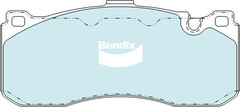 Bendix-AU DB2195 EURO+ - Əyləc altlığı dəsti, əyləc diski furqanavto.az