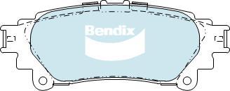 Bendix-AU DB2245 -4WD - Əyləc altlığı dəsti, əyləc diski furqanavto.az