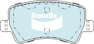 Bendix-AU DB2234 EURO+ - Əyləc altlığı dəsti, əyləc diski furqanavto.az