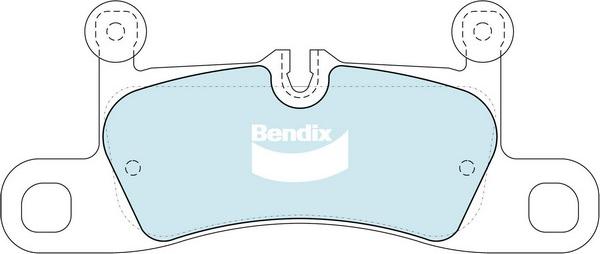 Bendix-AU DB2229 HD - Əyləc altlığı dəsti, əyləc diski furqanavto.az