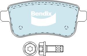 Bendix-AU DB2277 EURO+ - Əyləc altlığı dəsti, əyləc diski furqanavto.az