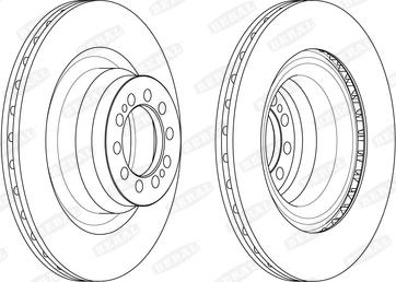 PE Automotive 256.103-00A - Əyləc Diski furqanavto.az