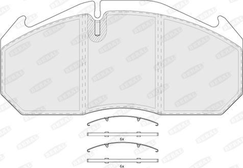 R Brake RB1040-073 - Əyləc altlığı dəsti, əyləc diski furqanavto.az