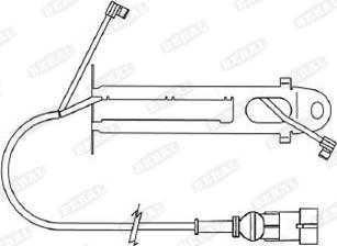 Beral UAI126 - Xəbərdarlıq Kontakt, əyləc padinin aşınması furqanavto.az