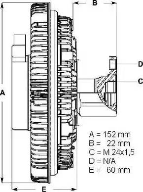 BorgWarner (BERU) LK014 - Debriyaj, radiator ventilyatoru furqanavto.az