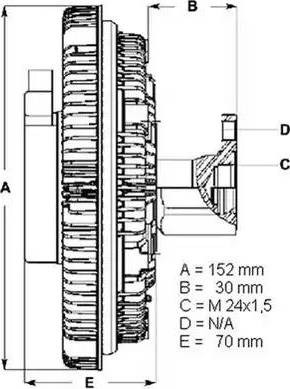 BorgWarner (BERU) LK016 - Debriyaj, radiator ventilyatoru furqanavto.az