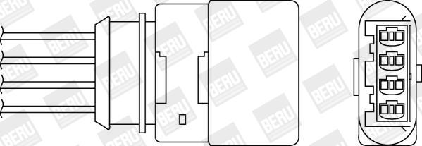 BERU by DRiV OPH062 - Lambda Sensoru furqanavto.az
