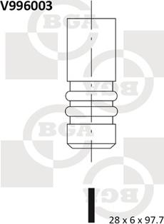 BGA V996003 - Çıxış klapan furqanavto.az