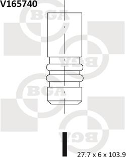 BGA V165740 - Giriş klapan furqanavto.az