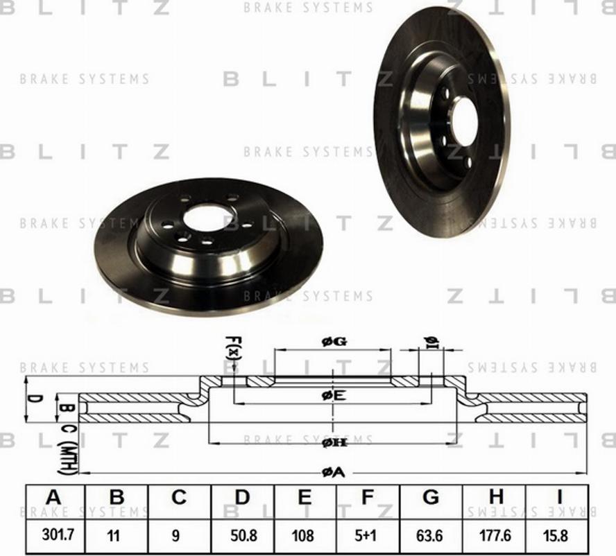 Blitz BS0224 - Əyləc Diski furqanavto.az