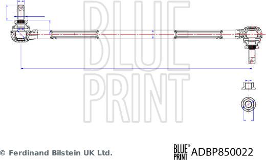 Blue Print ADBP850022 - Çubuq / Strut, stabilizator furqanavto.az