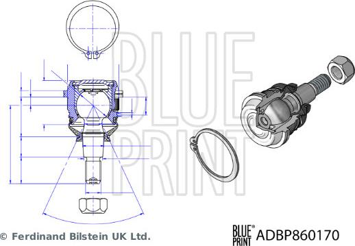 Blue Print ADBP860170 - Billi birləşmə furqanavto.az