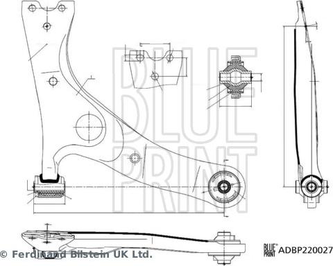 Blue Print ADBP860200 - Yolun idarəedici qolu furqanavto.az