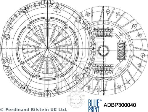 Blue Print ADBP300040 - Debriyaj dəsti furqanavto.az