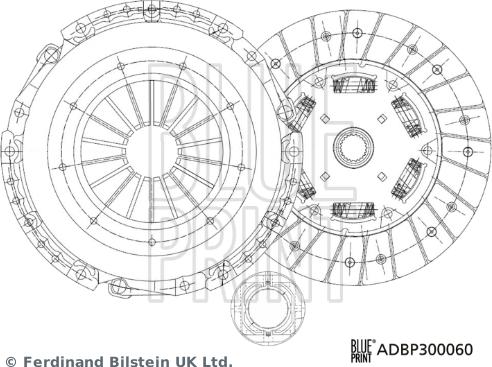 Blue Print ADBP300060 - Debriyaj dəsti furqanavto.az