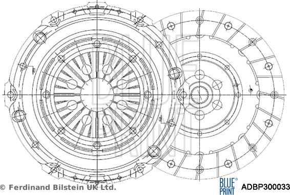 Blue Print ADBP300033 - Debriyaj dəsti furqanavto.az