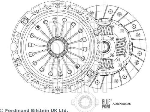 Blue Print ADBP300025 - Debriyaj dəsti furqanavto.az