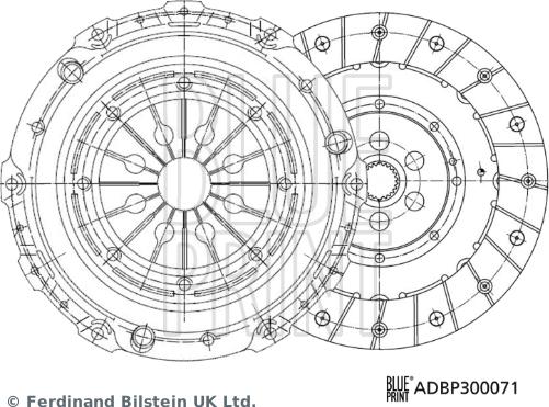 Blue Print ADBP300071 - Debriyaj dəsti furqanavto.az