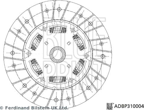 Blue Print ADBP310004 - Debriyaj diski furqanavto.az