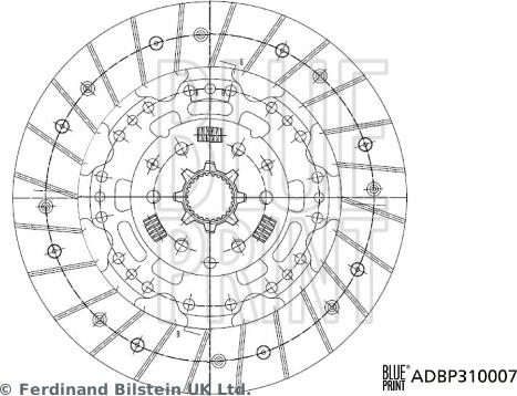 Blue Print ADBP310007 - Debriyaj diski furqanavto.az