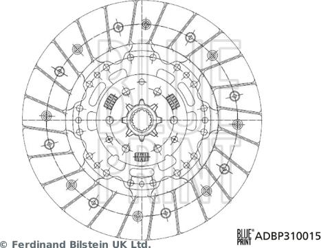 Blue Print ADBP310015 - Debriyaj diski furqanavto.az