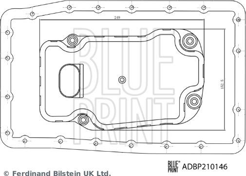 Blue Print ADBP210146 - Hidravlik Filtr, avtomatik transmissiya furqanavto.az