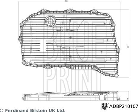 Blue Print ADBP210107 - Hidravlik Filtr, avtomatik transmissiya furqanavto.az