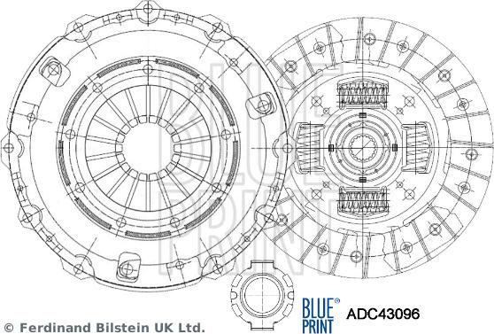 Blue Print ADC43096 - Debriyaj dəsti furqanavto.az