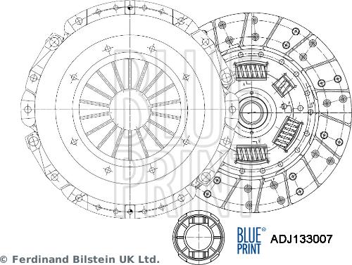 Blue Print ADJ133007 - Debriyaj dəsti furqanavto.az