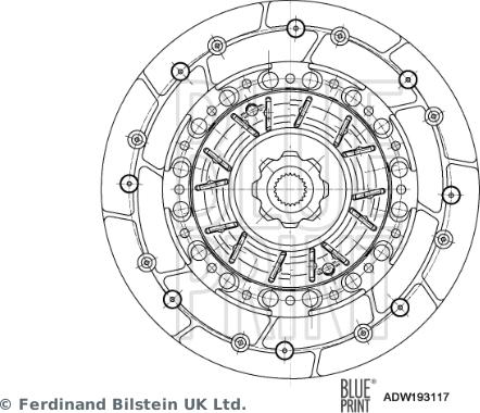 Blue Print ADW193117 - Debriyaj diski furqanavto.az