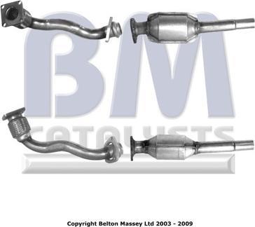 BM Catalysts BM80055H - Katalitik çevirici furqanavto.az