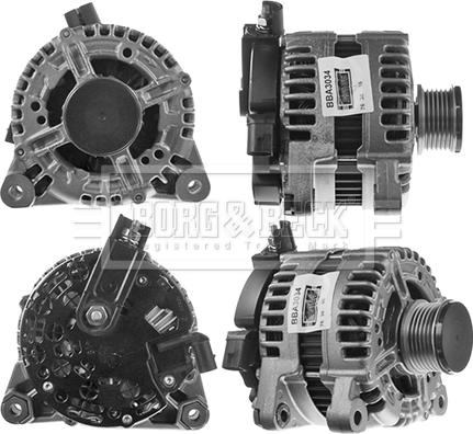 Borg & Beck BBA3034 - Alternator furqanavto.az