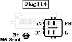 Borg & Beck BBA2534 - Alternator furqanavto.az