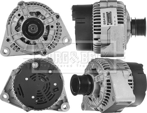 Borg & Beck BBA2859 - Alternator furqanavto.az