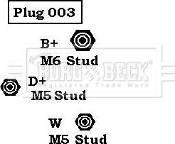 Borg & Beck BBA2305 - Alternator furqanavto.az