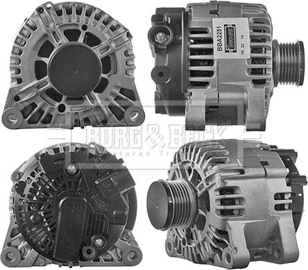 Borg & Beck BBA2251 - Alternator furqanavto.az