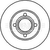 Borg & Beck BBD4950 - Əyləc Diski furqanavto.az