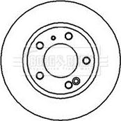 Borg & Beck BBD4978 - Əyləc Diski furqanavto.az
