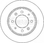 Borg & Beck BBD4496 - Əyləc Diski furqanavto.az