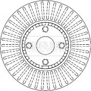 Borg & Beck BBD4457 - Əyləc Diski furqanavto.az