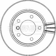 Borg & Beck BBD4463 - Əyləc Diski furqanavto.az