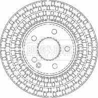 Borg & Beck BBD4488 - Əyləc Diski furqanavto.az