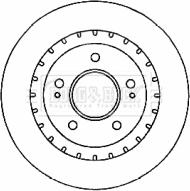 Borg & Beck BBD4555 - Əyləc Diski furqanavto.az