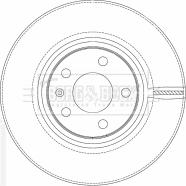 Borg & Beck BBD4509 - Əyləc Diski furqanavto.az