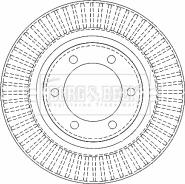 Borg & Beck BBD4502 - Əyləc Diski furqanavto.az