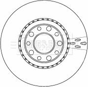 Borg & Beck BBD4513 - Əyləc Diski furqanavto.az