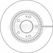 Borg & Beck BBD4523 - Əyləc Diski furqanavto.az