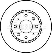 Borg & Beck BBD4656 - Əyləc Diski furqanavto.az