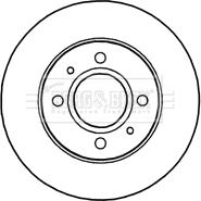 Borg & Beck BBD4653 - Əyləc Diski furqanavto.az